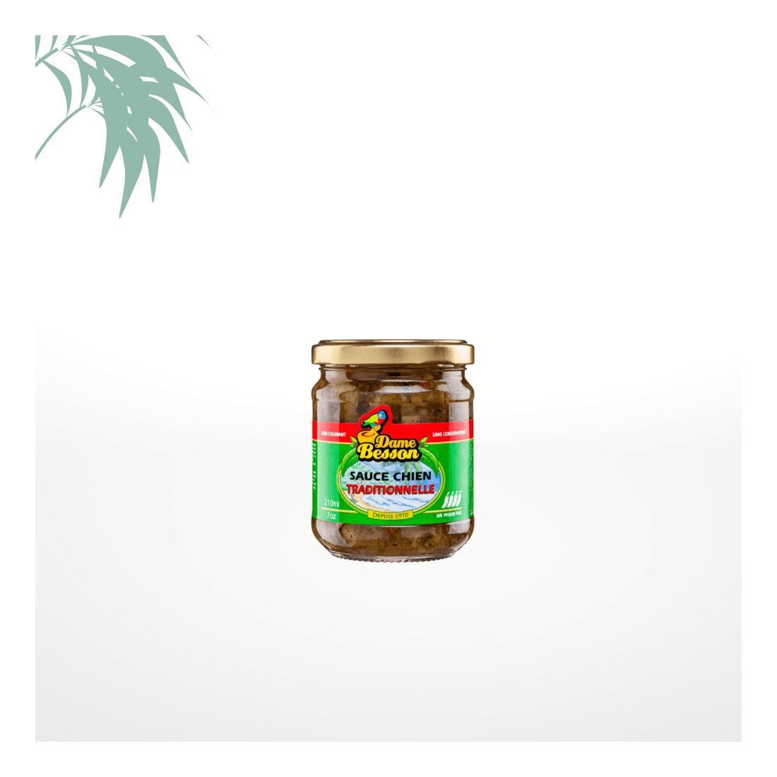 Sauce chien créole Dame Besson 180g - Guadeloupe